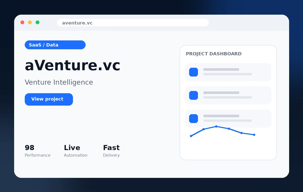 aVenture.vc project preview