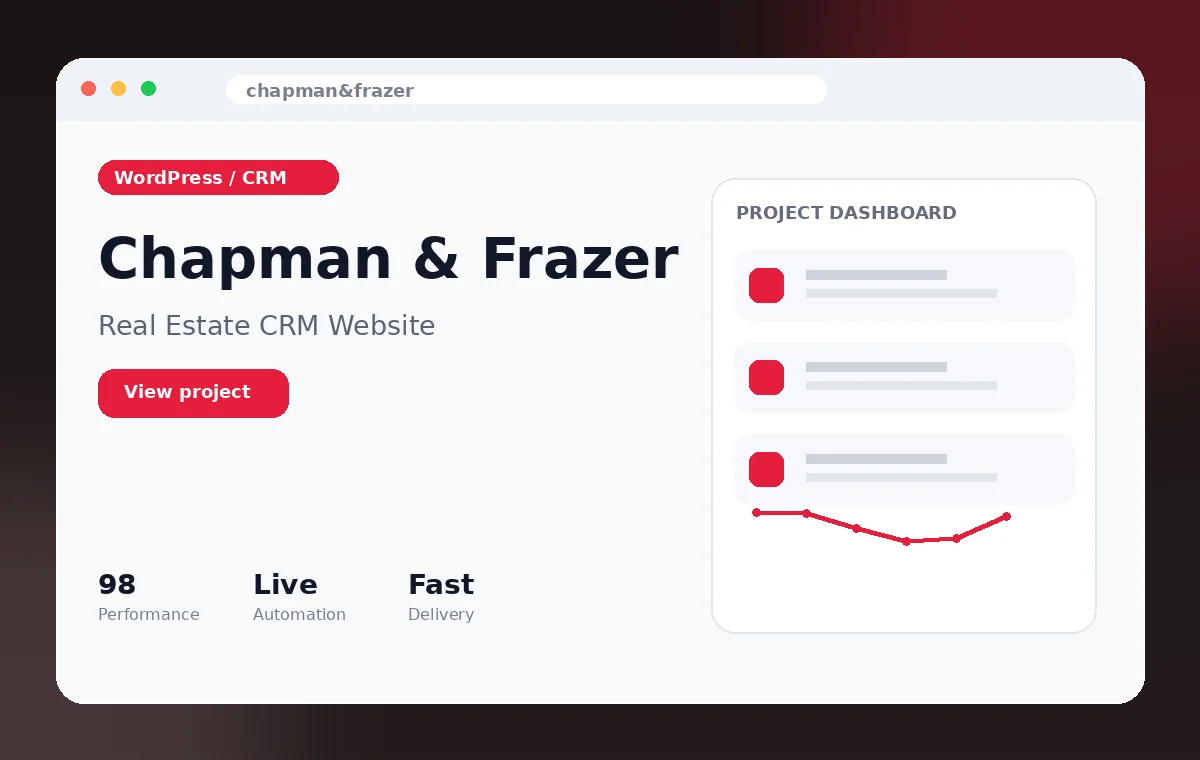 Chapman & Frazer project preview