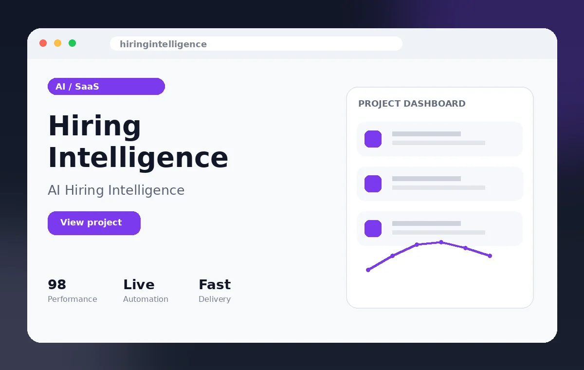 Hiring Intelligence project preview