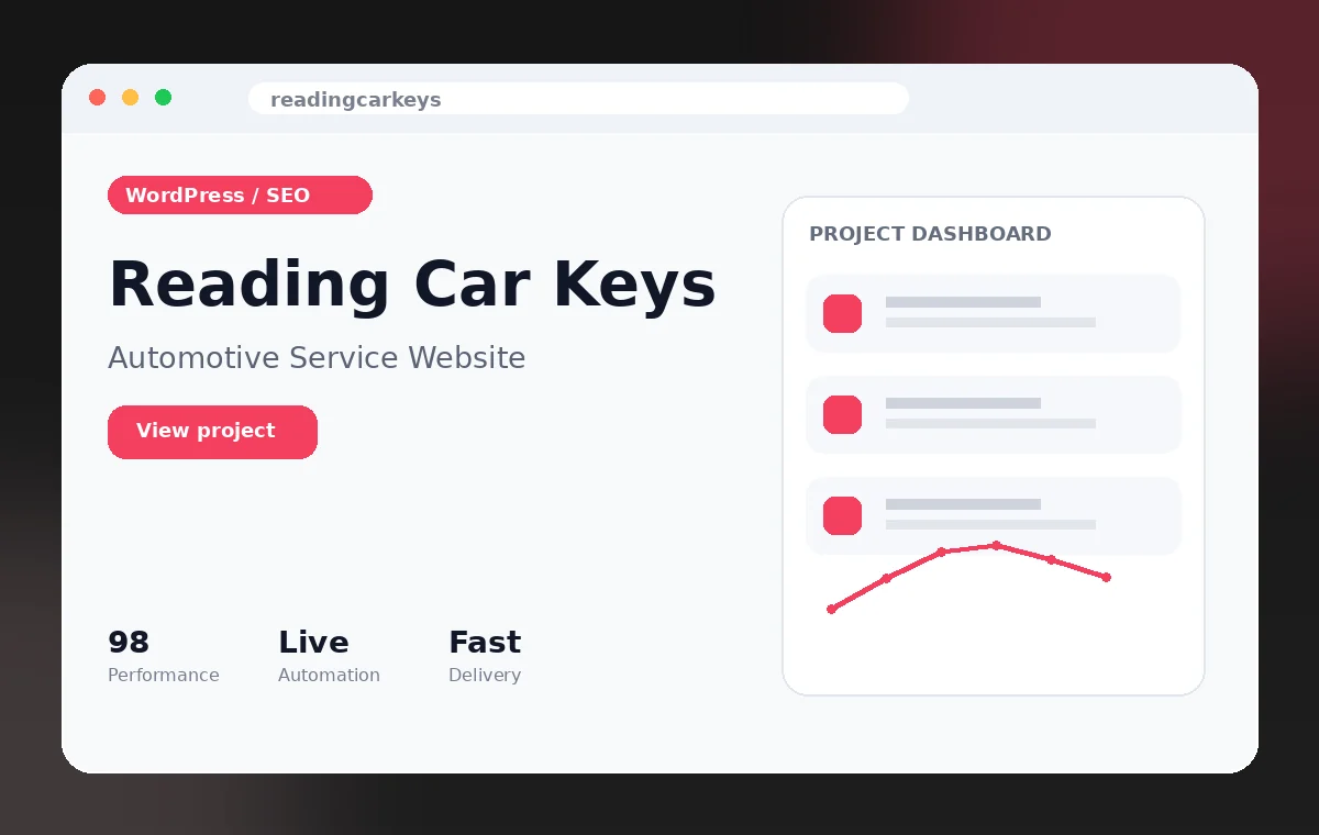 Reading Car Keys project preview