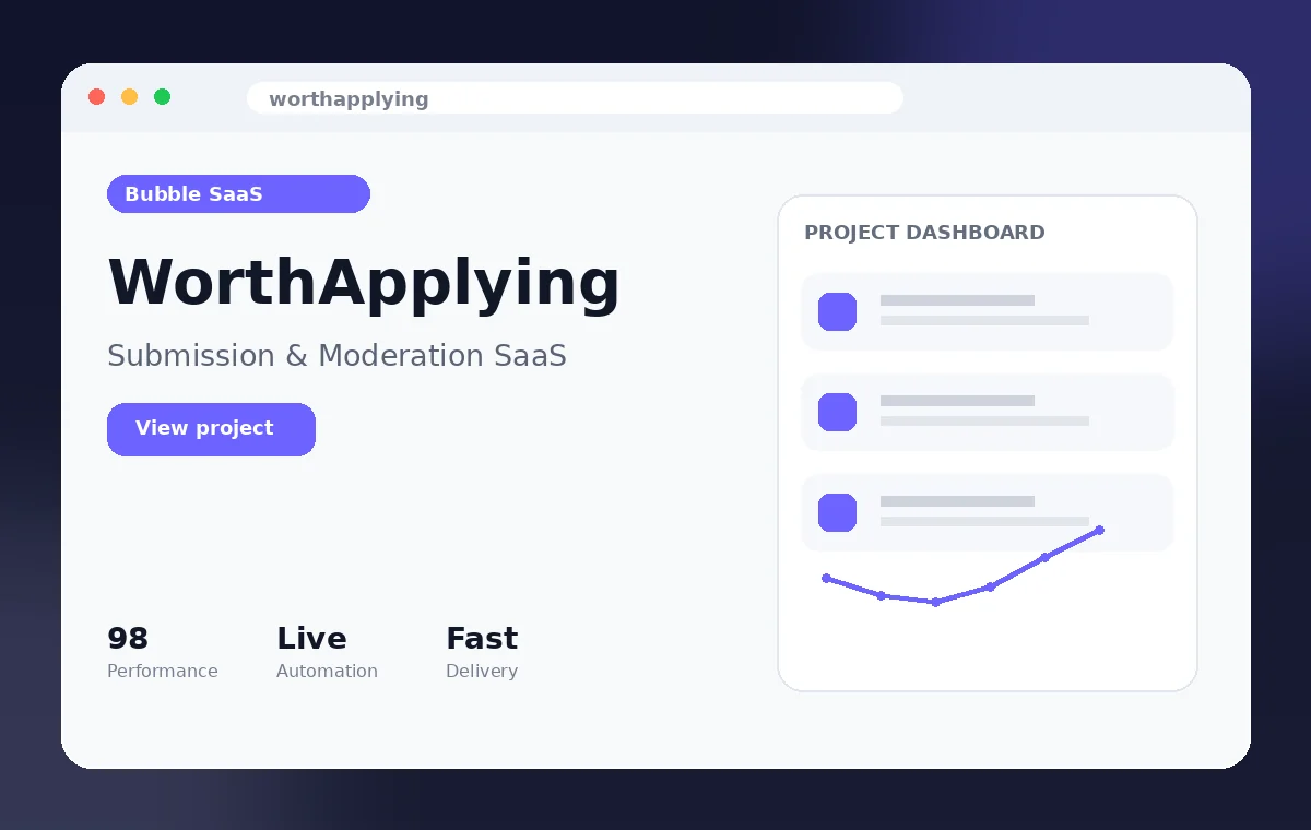 WorthApplying project preview